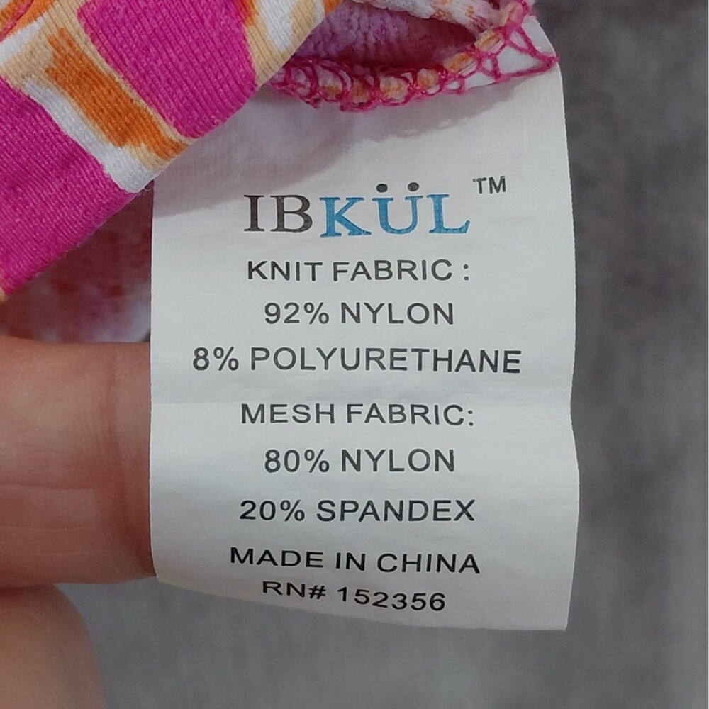 IBKUL Crewneck UBHOT Shiloh Pink Print Top Women's Small Golf Mesh Sleeves UPF50 - Picture 4 of 7